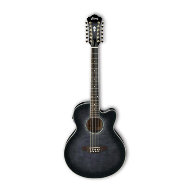 Guitarra Ibanez Ael2012e-tks Electroacustica 12 Cuerdas Negra
